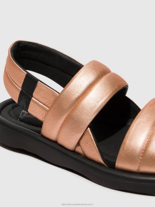 Sling-Back Sandals TOFY941 Women V00W458 BLUSH GOLD Fly London