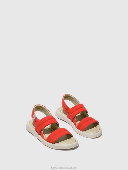 Sling-Back Sandals TOFY941 Women V00W459 DEVIL RED Fly London