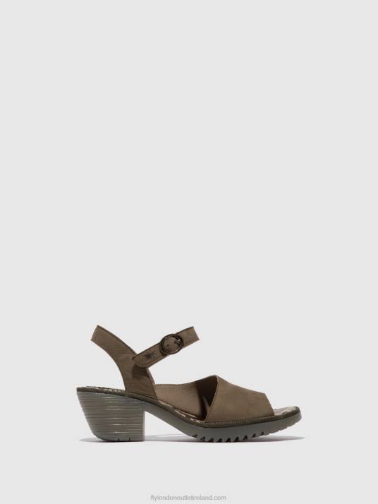 Sling-Back Sandals WELY439 Women V00W443 KHAKI Fly London