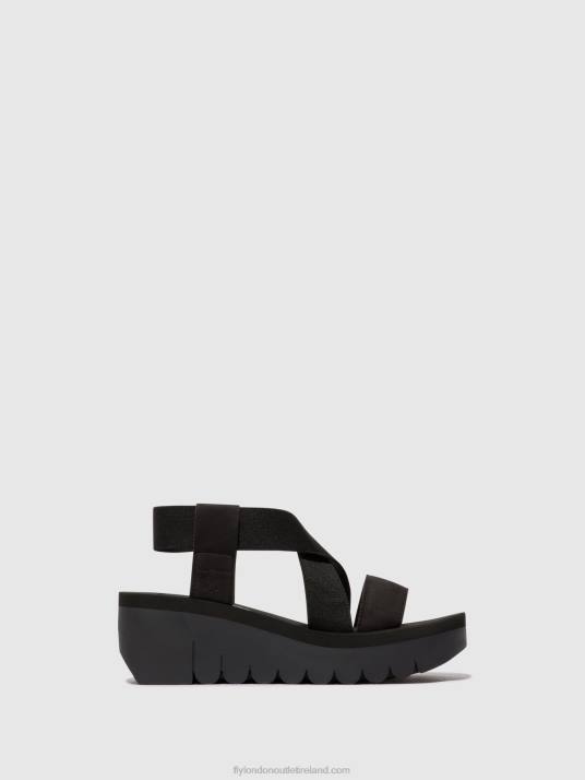 Sling-Back Sandals YABI922 Women V00W445 BLACK Fly London