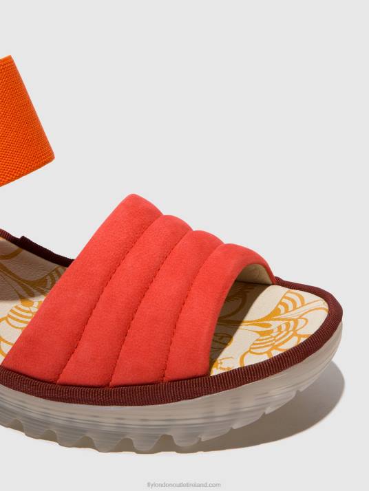 Sling-Back Sandals YIKO414 Women V00W434 DEVIL RED Fly London