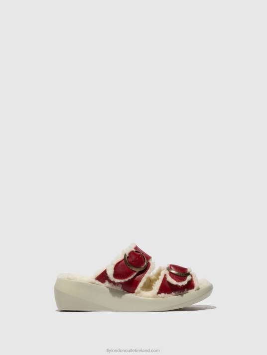 Slip-on Sandals BUGA902 Women V00W516 RED Fly London
