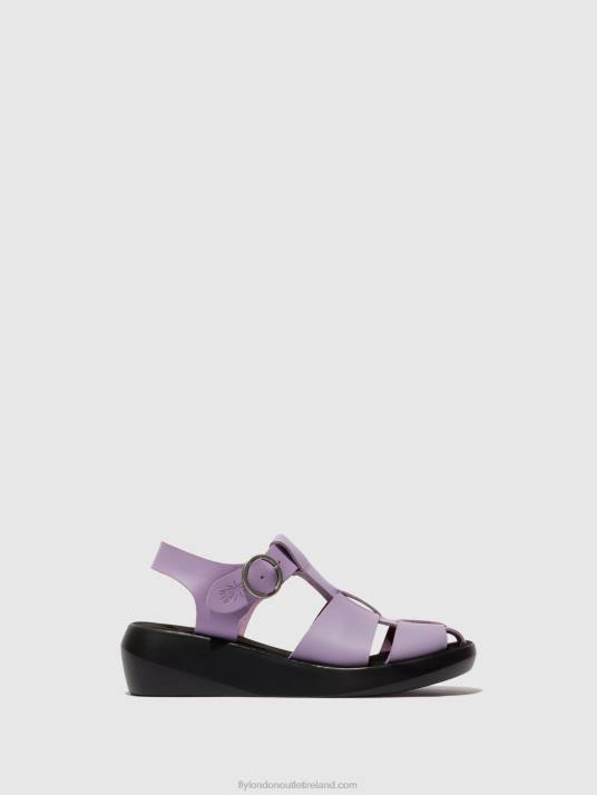 Strappy Sandals BAWE842 Women V00W429 VIOLET Fly London