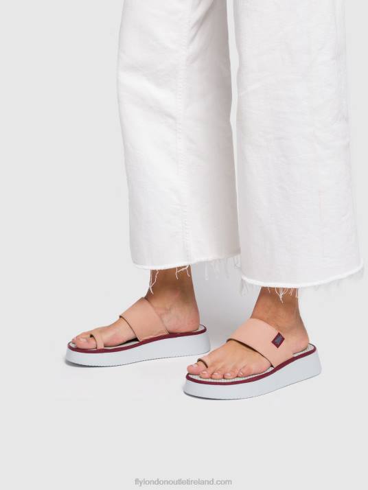 Strappy Sandals CHEV316 Women V00W600 CUPIDO NUDE PINK Fly London