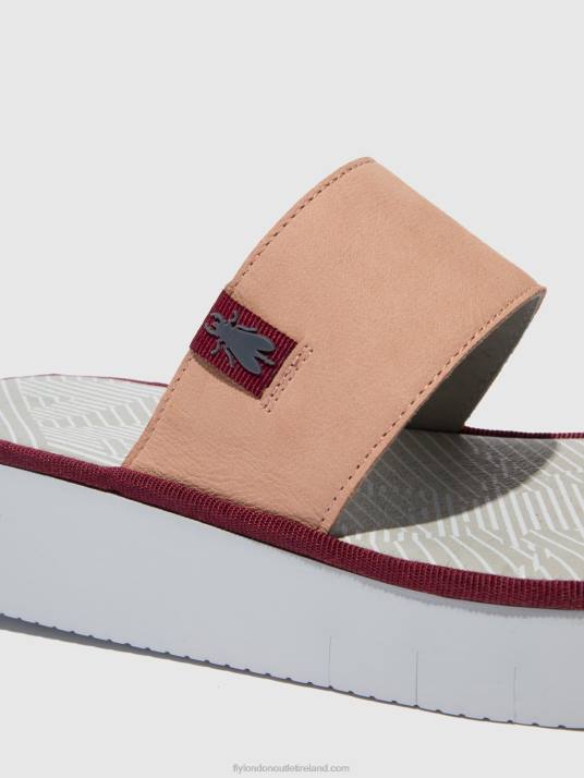 Strappy Sandals CHEV316 Women V00W600 CUPIDO NUDE PINK Fly London