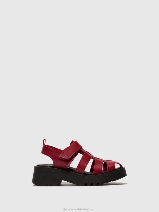 Strappy Sandals MAIE850 Women V00W424 RED Fly London