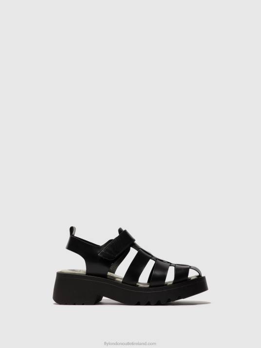 Strappy Sandals MAIE850 Women V00W537 BLACK Fly London
