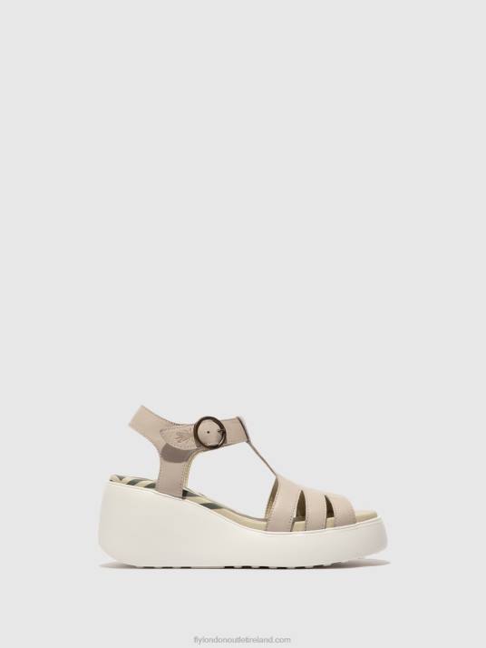 T-Strap Sandals DUMA955 Women V00W414 CLOUD Fly London