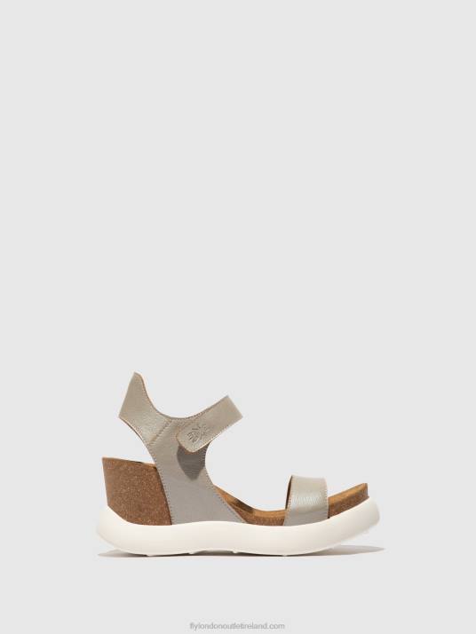 Velcro Sandals GOGO967 Women V00W400 SILVER Fly London