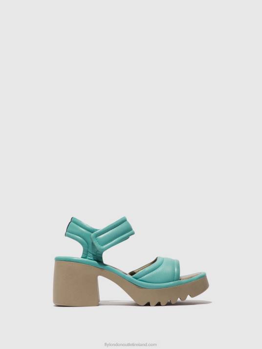 Velcro Sandals MANK433 Women V00W397 TURQUOISE Fly London