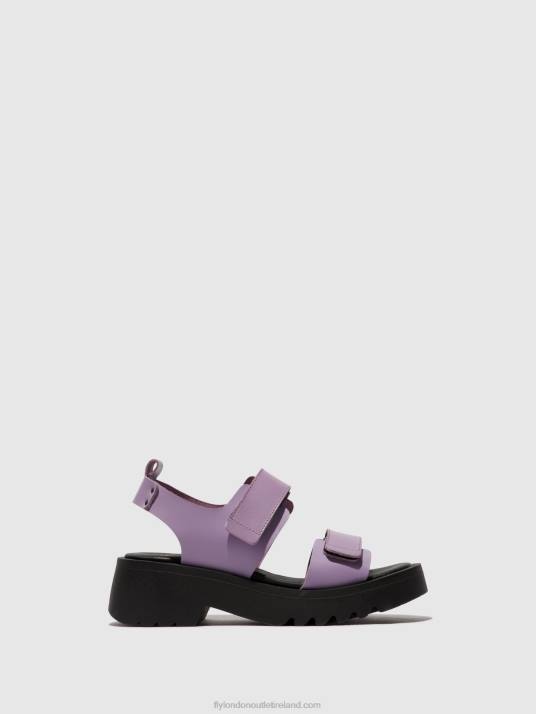 Velcro Sandals MEKA857 Women V00W393 VIOLET Fly London