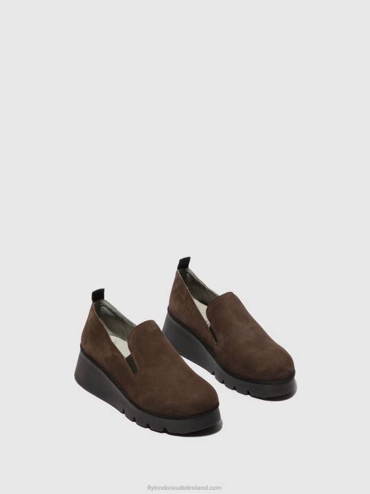 Slip-on Shoes PECE406 Women V00W667 DK. TAUPE Fly London