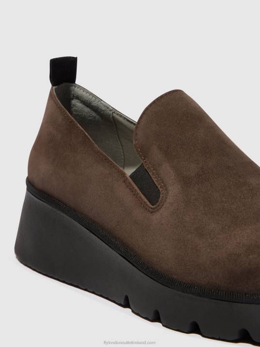 Slip-on Shoes PECE406 Women V00W667 DK. TAUPE Fly London