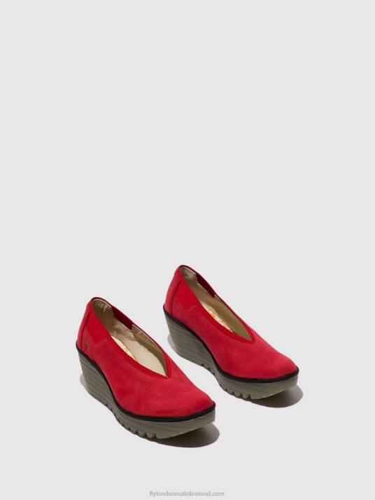 Slip-on Shoes YOZA438 Women V00W625 LIPSTICK RED Fly London