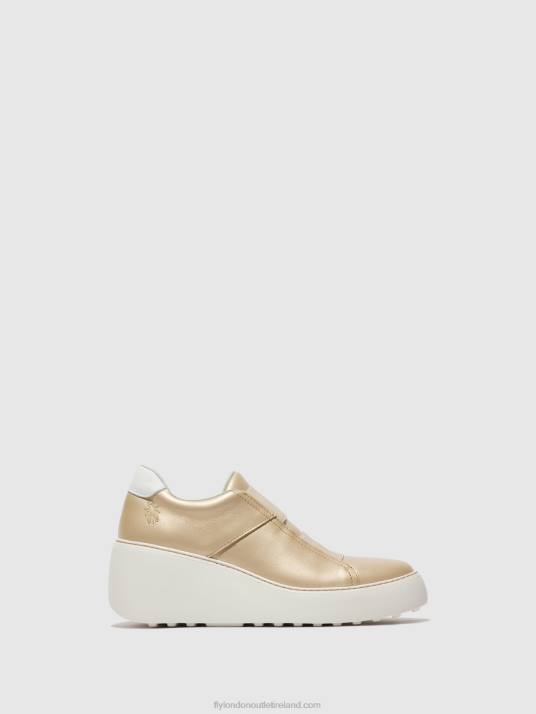 Elasticated Trainers DITO581 Women V00W731 GOLD Fly London