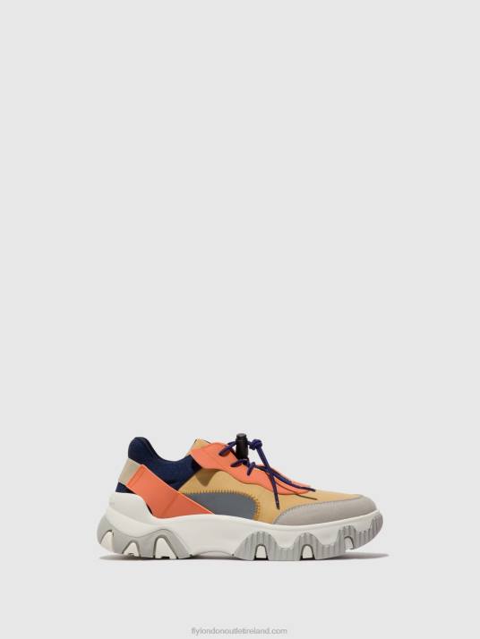 Elasticated Trainers FIAN634 Women V00W750 PEACH Fly London