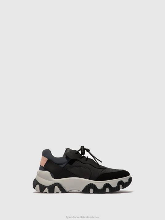 Elasticated Trainers FIAN634 Women V00W772 MULTI BLACK Fly London
