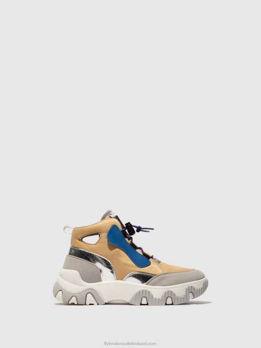 Hi-Top Trainers FENY633 Women V00W747 PEACH Fly London