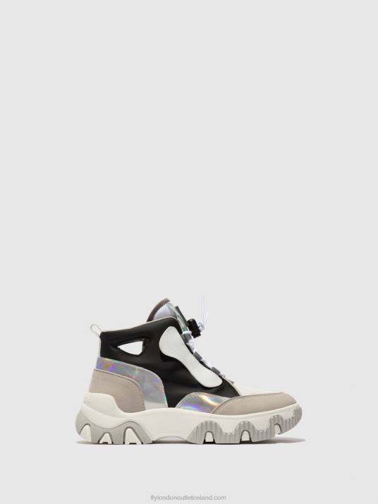 Hi-Top Trainers FENY633 Women V00W775 MULTI OFFWHITE Fly London
