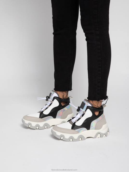 Hi-Top Trainers FENY633 Women V00W775 MULTI OFFWHITE Fly London