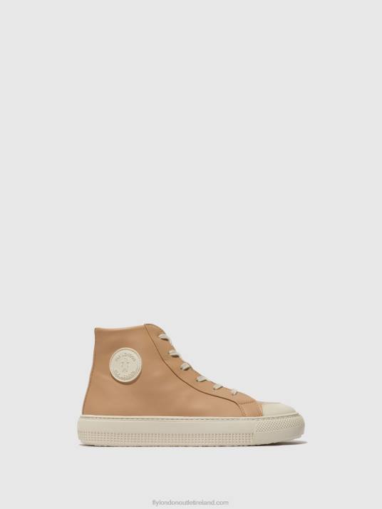 Hi-Top Trainers TOPY586 Women V00W728 NOUGAT Fly London