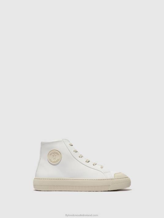 Hi-Top Trainers TOPY586 Women V00W729 WHITE Fly London