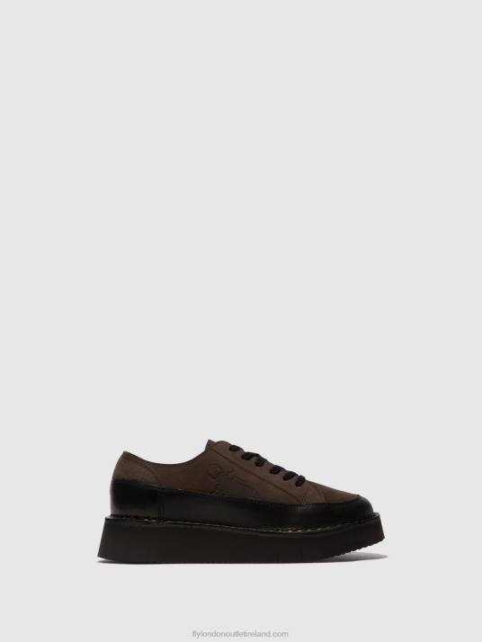 Lace-up Trainers CUDA099 Women V00W724 BLACK/GREY Fly London