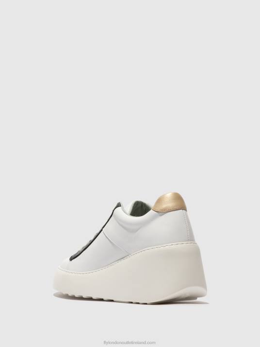 Lace-up Trainers DELF580 Women V00W718 WHITE/GRAPHITE/MYNT Fly London
