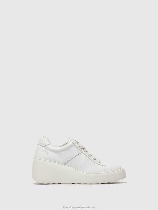 Lace-up Trainers DELF580 Women V00W721 WHITE Fly London