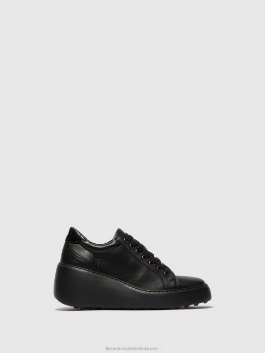 Lace-up Trainers DILE450 Women V00W737 BLACK (BLACK SOLE) Fly London