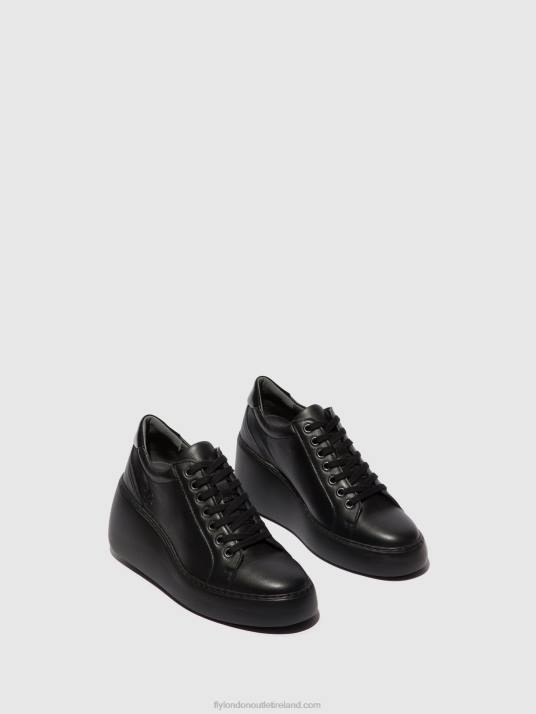 Lace-up Trainers DILE450 Women V00W737 BLACK (BLACK SOLE) Fly London