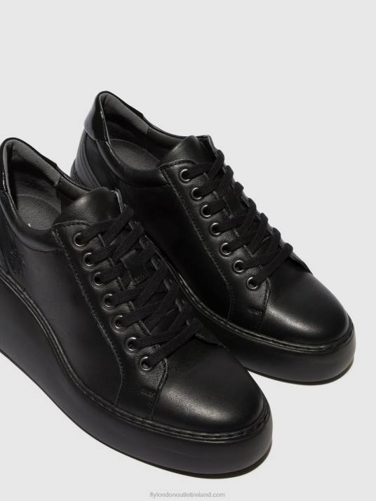 Lace-up Trainers DILE450 Women V00W737 BLACK (BLACK SOLE) Fly London