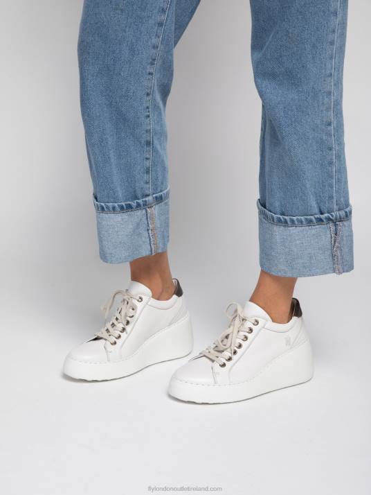 Lace-up Trainers DILE450 Women V00W768 BRITO WHITE Fly London