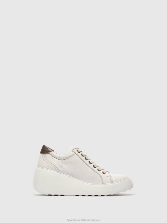 Lace-up Trainers DILE450 Women V00W768 BRITO WHITE Fly London