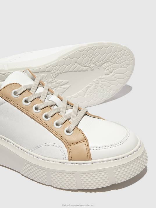 Lace-up Trainers EMMY510 Women V00W757 WHITE/BEIGE/COGNAC Fly London