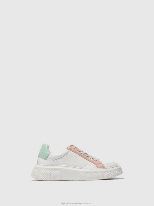 Lace-up Trainers EMMY510 Women V00W758 WHITE/NUDE/MYNT Fly London