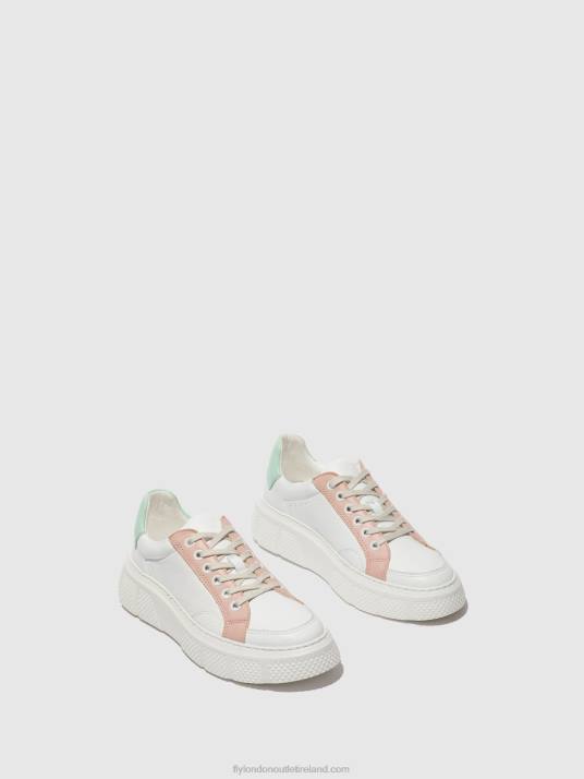 Lace-up Trainers EMMY510 Women V00W758 WHITE/NUDE/MYNT Fly London