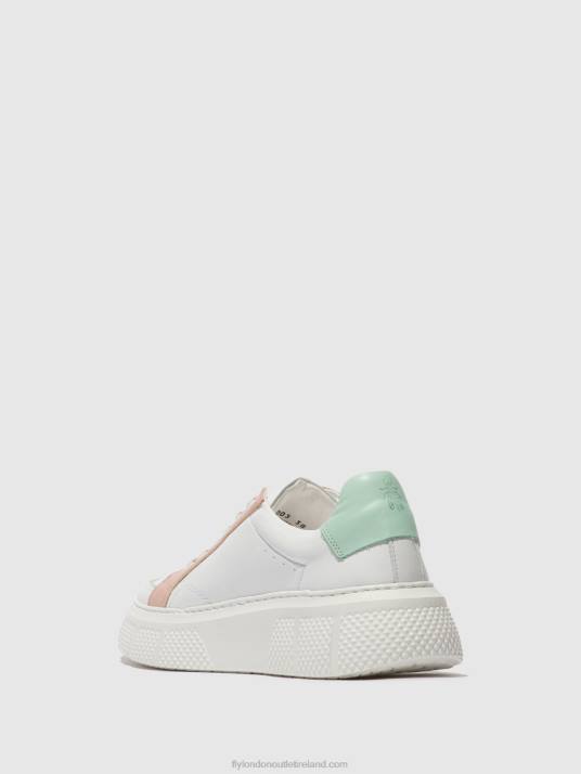 Lace-up Trainers EMMY510 Women V00W758 WHITE/NUDE/MYNT Fly London